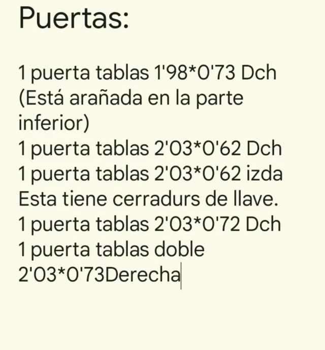 Puertas de pino macizas teñidas nogal