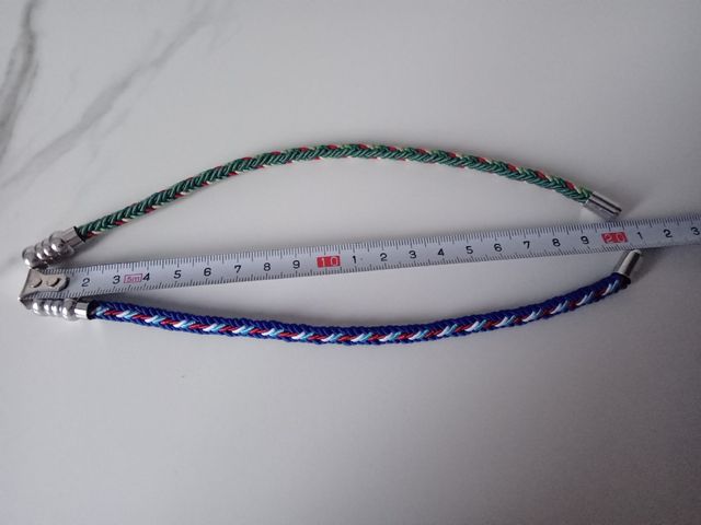 Pulseras trenzadas con cierre magnético