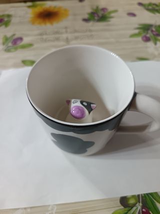 Tazza ceramica mucca