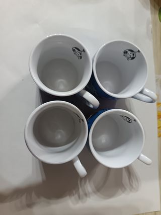 Set 4 tazzine da caffè con mucche