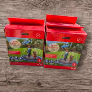 Tapete agua Wouapy nuevo perros niños verano