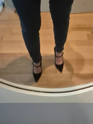 Scarpe con tacco nere eleganti