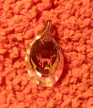 Colgante Vintage Zodiaco Transparente