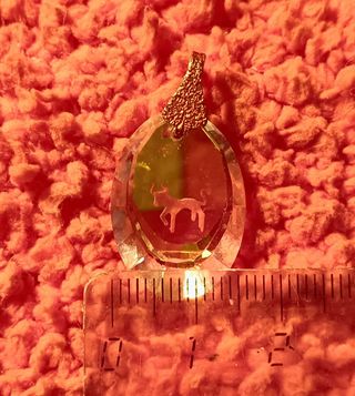 Colgante Vintage Zodiaco Transparente