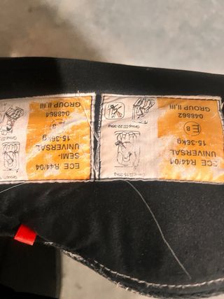 Silla de coche Isofix grupo II - III