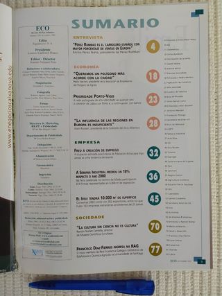 LOTE de 5 revistas "ECO"