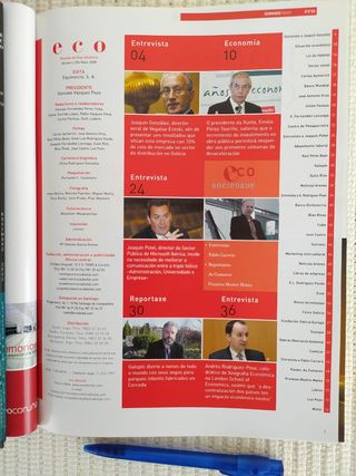 LOTE de 5 revistas "ECO"