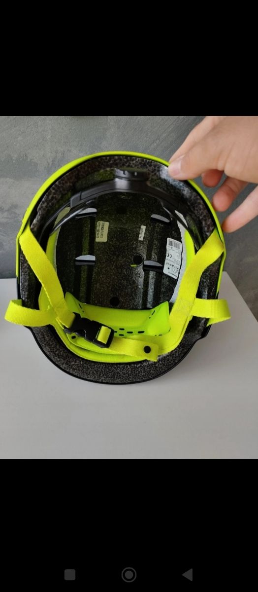 Casco y guantes de bicicleta Talla S