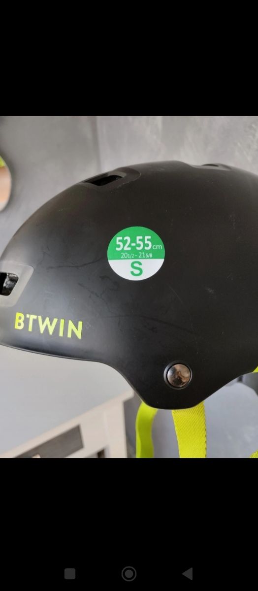 Casco y guantes de bicicleta Talla S