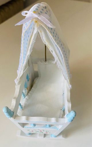 Miniatura Cuna, Baúl y Estantería