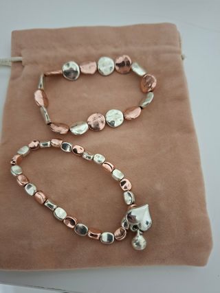 Braccialetti in argento e rame