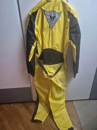 Tuta antipioggia Dainese fluo gialla/nera