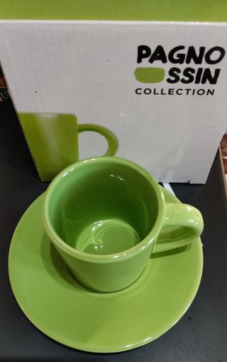 Tazzina con piattino Pagnossin Verde