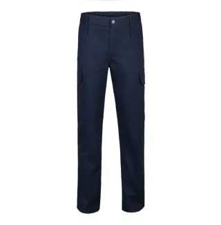 Pantalon trabajo 100% aLGodon color azul Talla 60
