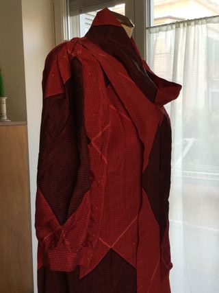 Abito Seta Donna Anni '70 Taglia L/M