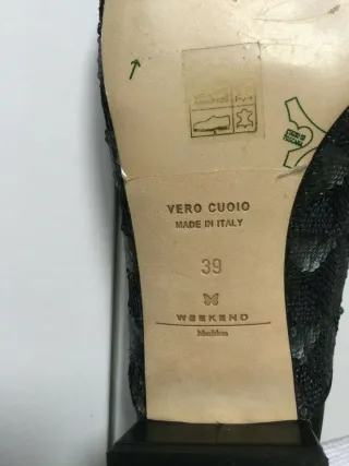 Weekend Max Mara Scarpe Nere Tg 39