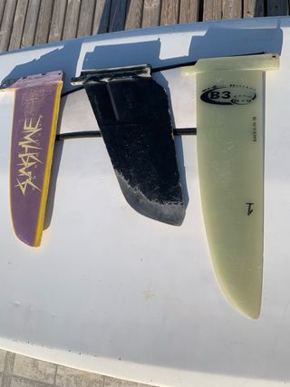 Diverse pinne da windsurf