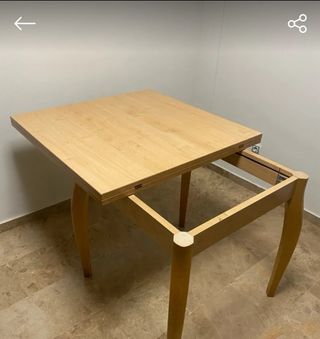 Mesa de madera extensible 
