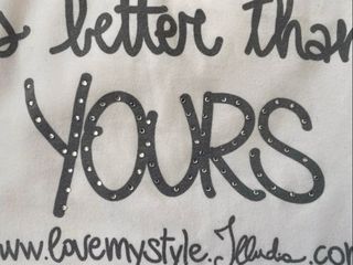 T-shirt bianca My Fashion Blog made in Italy. - 