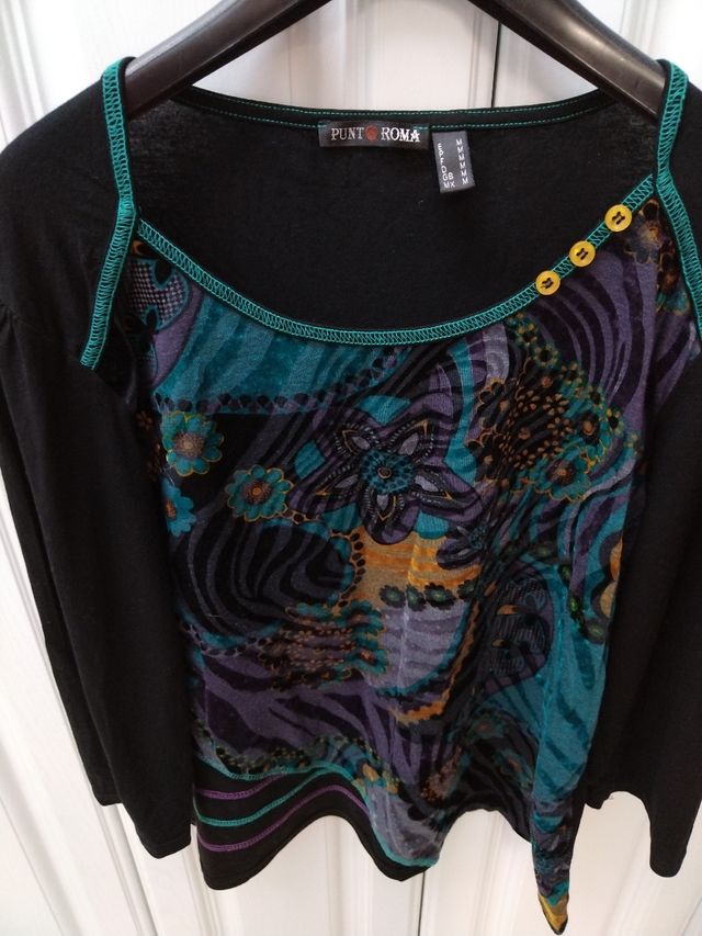 T-shirt con stampa Punto Roma