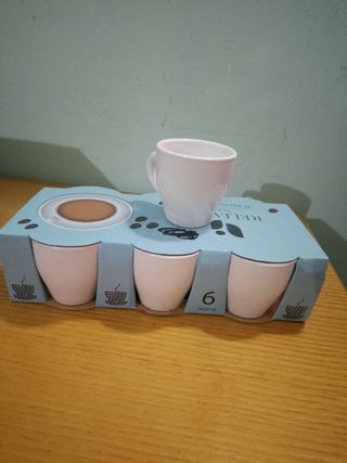 Set 6 tazzine in ceramica