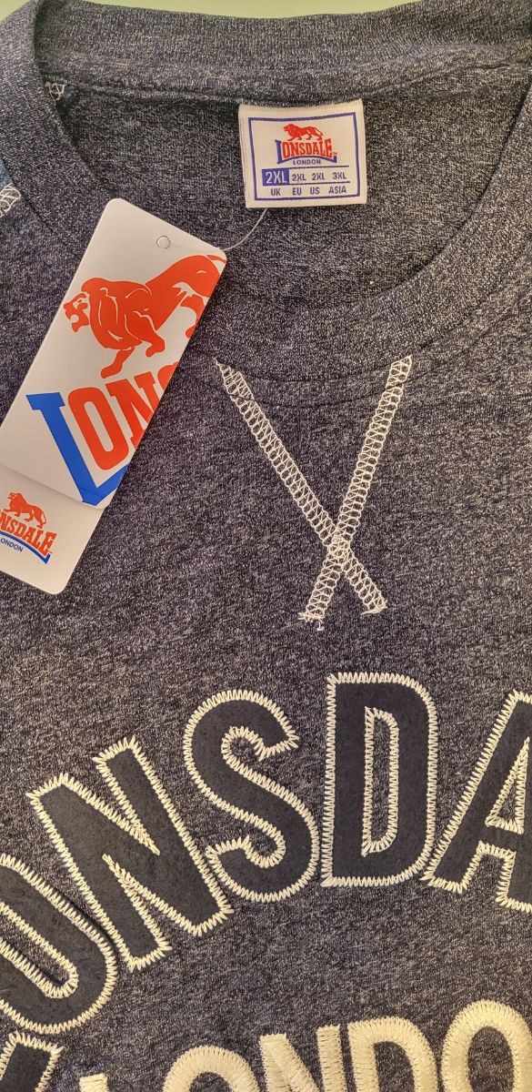 Camiseta Lonsdale London Talla XXL Azul