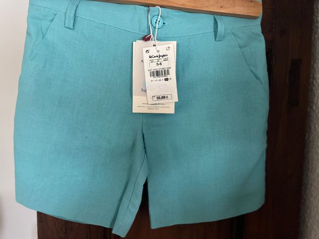 Pantalón corto Tizzas 5/6 con etiquetas
