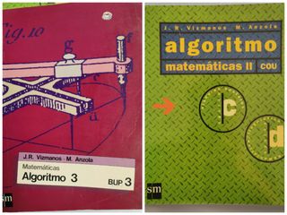 Algoritmo 3 BUP y Algoritmo Matemáticas II COU. 