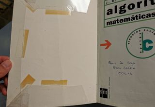 Algoritmo 3 BUP y Algoritmo Matemáticas II COU. 