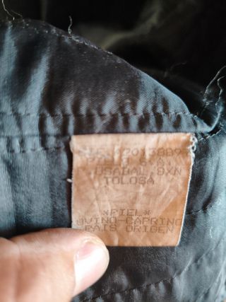 Chaquetón de piel para hombre