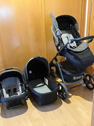 Carrito bebé: capazo, silla y Maxi Cosi