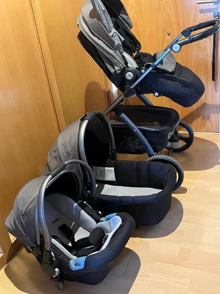 Carrito bebé: capazo, silla y Maxi Cosi