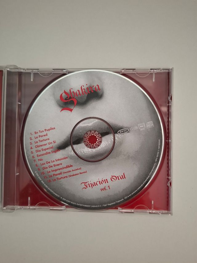 CD Shakira Fijación Oral Vol. 1 Latino