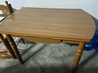 Mesa de cocina extensible madera