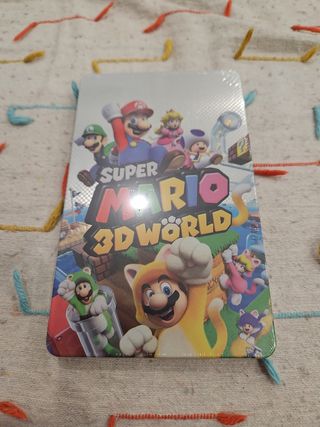 Steelbook Super Mario 3D World Nintendo precintado