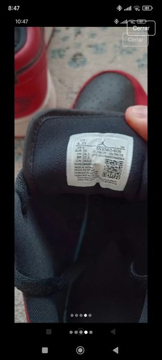 Nike Air Jordan 1 Low Talla 39