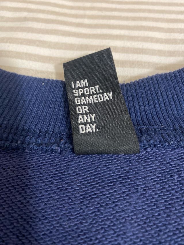 Sudadera Adidas Azul con Tigre Bordado