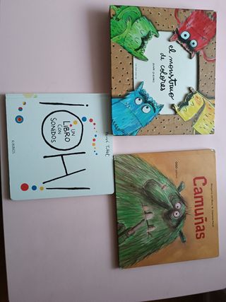 Lote libros infantil.monstruo de colores.Camuñas.
