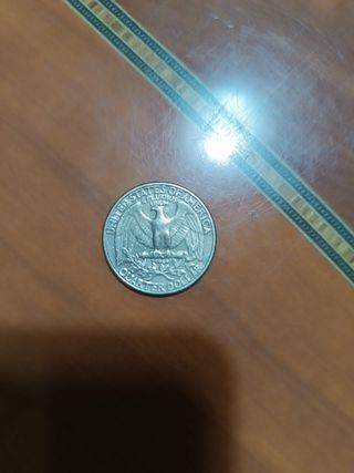 Moneda Cuarto de Dólar USA
