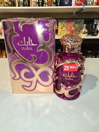 Perfume HABIK Morado y Dorado