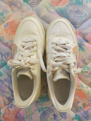 Zapatillas Nike Air Force 1 Blancas Rosas