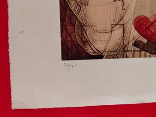 Litografía original Carles Madirolas firmada