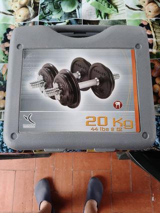 Juego Mancuernas Domyos 20 kg