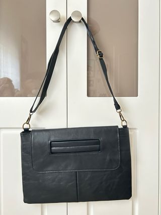 Bolso Cartera Negro Piel Sintética