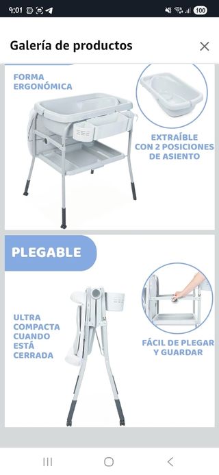Bañera cambiador Chicco