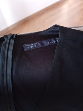 Vestido negro Zara