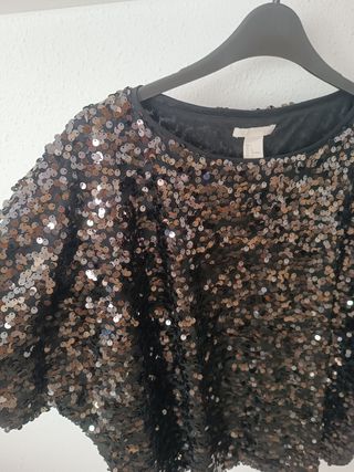 Conjunto PREMAMA lentejuelas falda+camiseta