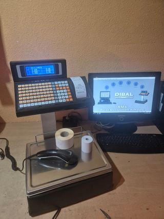 Balanza DIBAL con ticket y escáner GARANTIA 