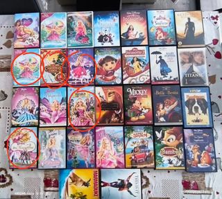 5 Películas Disney DVD (Español)