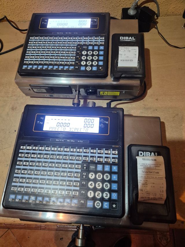 2 Balanzas DIBAL MISTRAL comunicadas GARANTIA.